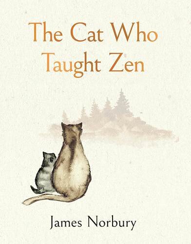 教禅的猫英文插画哲理读物