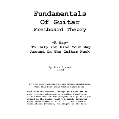 预订 Fundamentals of guitar fretboard theory: 9781497583009