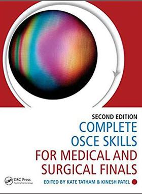 【预售】Complete OSCE Skills for Medical and Surgical Finals, Second Edition