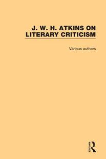 Criticism 预订 9780367762889 Literary Atkins