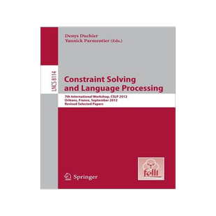 预订 Constraint Solving and Language Processing