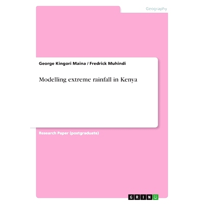 预订 Modelling extreme rainfall in Kenya: 9783346679680