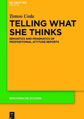 【预订】Telling What She Thinks 9783110438802