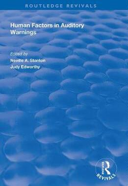 【预订】Human Factors in Auditory Warnings