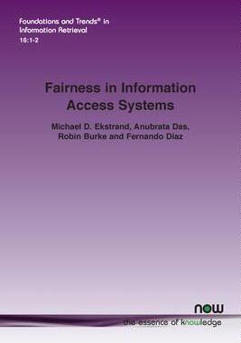 [预订]Fairness in Information Access Systems 9781638280408