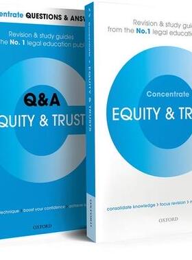 [预订]Equity and Trusts Revision Concentrate Pack 9780192885524