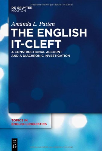 【预订】The English it-Cleft 9783110277807