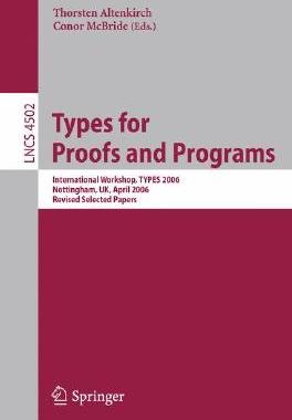 【预订】Types for Proofs and Programs
