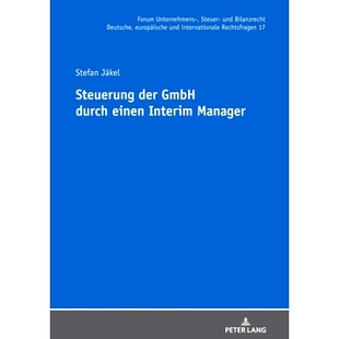 Gmbh Durch Einen 预订 Manager Der Interim 9783631838198 Steuerung