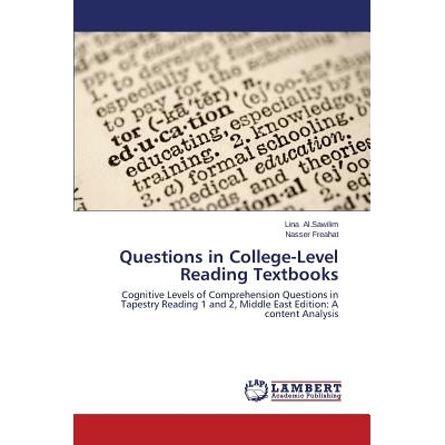 预订 Questions in College-Level Reading Textbooks: 9783659530449