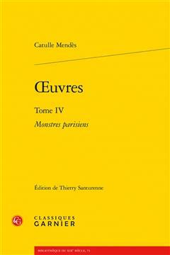 [预订]Oeuvres (Tome IV): Monstres Parisiens 9782406093060