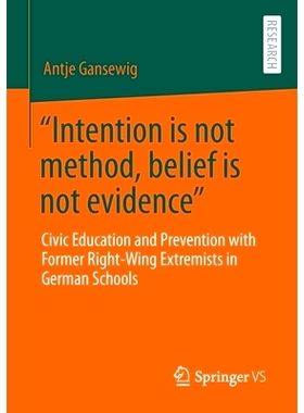预订 “Intention is not method, belief is not evidence”: Civic Education and Prevention with Former Right-Wing Extremis