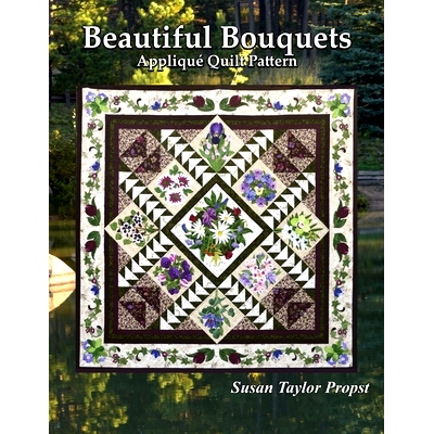 预订 Beautiful Bouquets: Applique Quilt Pattern: 9781727191707