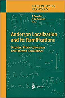【预订】Anderson Localization and Its Ramifications 9783642073984