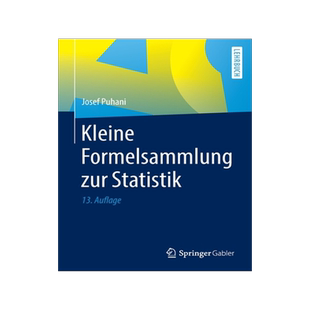 预订 Kleine Formelsammlung zur Statistik