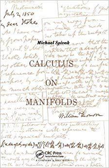 【预订】Calculus on Manifolds: A Modern Approach to Classical Theorems of Advanced Calculus