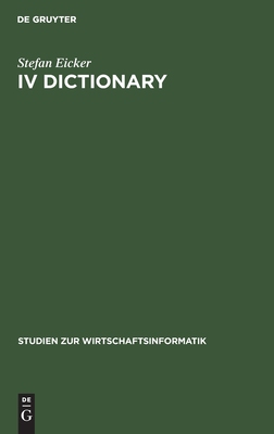 【预订】IV Dictionary 9783110141498