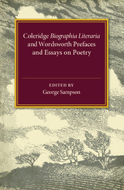 【预订】Coleridge Biographia Literaria Chapters I–IV, XIV–XXII, Wordsworth Prefaces and Essays on Poetry 1800–1815...