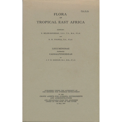 预订 Flora of Tropical East Africa: Leguminosae subfamily Caesallpinioideae: 9781842462751