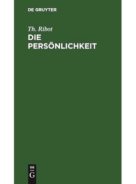 预订 Die Persönlichkeit: Pathologisch-psychologische Studien: 9783111120553