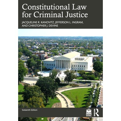 预订 Constitutional Law for Criminal Justice 适合刑事司法的宪法 第16版: 9781032161235