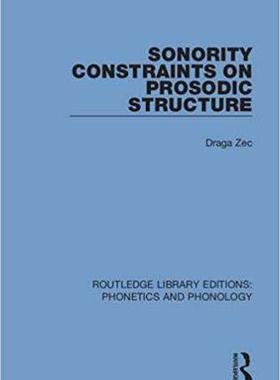 【预售】Sonority Constraints on Prosodic Structure
