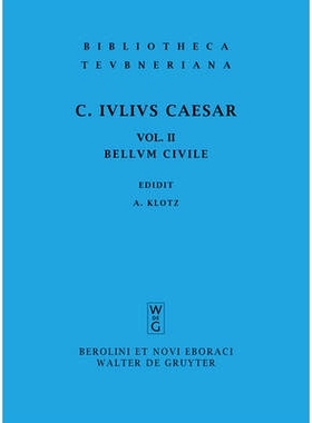 预订 Commentarii belli civilis: 9783598711251