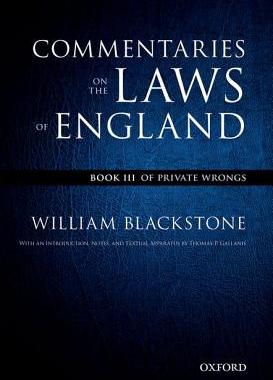 【预订】The Oxford Edition of Blackstone’s: Commentaries on the Laws of England