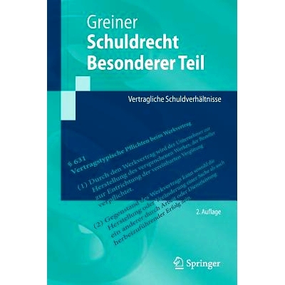 预订 Schuldrecht Besonderer Teil: Vertragliche Schuldverhältnisse 义务法特别部分: 9783662577905