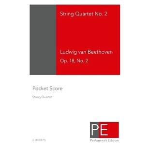 预订 String Quartet No. 2: Pocket Score: 9781442102811