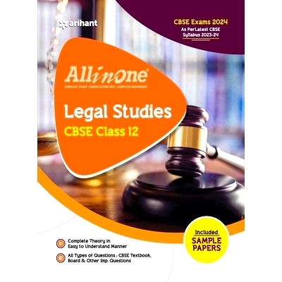 预订 Arihant All In One Class 12th Legal Studies for CBSE Exam 2024: 9789358893809