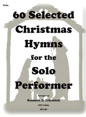 预订 60 Selected Christmas Hymns for the Solo Performer-cello version: 9781501061592