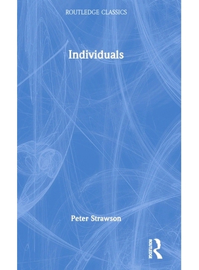 预订 Individuals: An Essay in Descriptive Metaphysics: 9781032914954