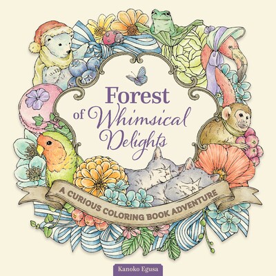 预订 Symphony of Cute Animals: A Curious Coloring Book Adventure: 9781497205727