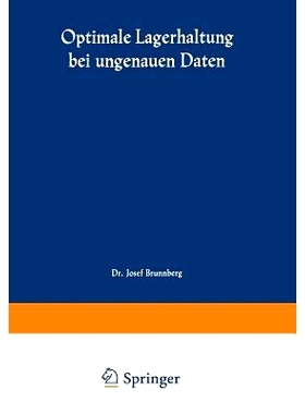 预订 Optimale Lagerhaltung bei ungenauen Daten: 9783663020714