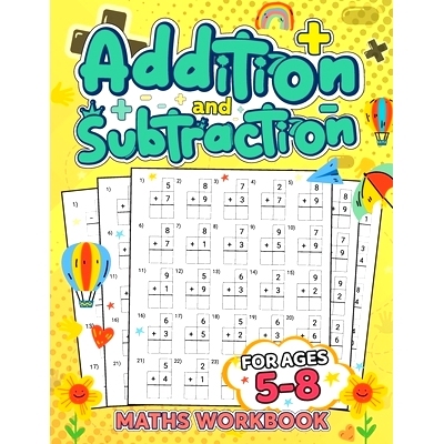 预订 Math Workbook for Kids: Addition Substraction Division Multiplication for Kids - Math Activity Book for Children: 9