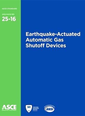 预订 Earthquake-Actuated Automatic Gas Shutoff Devices (25-16): 9780784413890