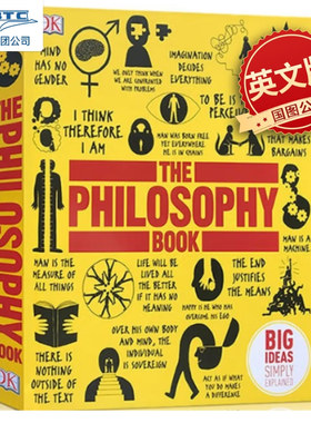 预订 DK人类的思想百科丛书 The Philosophy Book 哲学百科图解 英文原版 学科科普全彩铜版纸精装 Big Ideas Simply Explained