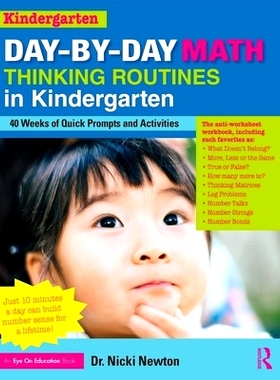 预订 Day-by-Day Math Thinking Routines in Kindergarten: 40 Weeks of Quick Prompts and Activities 幼儿园日常数学思维程序