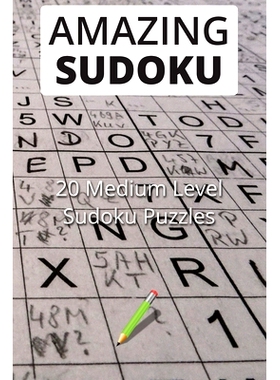 预订 Amazing Sudoku: 20 Medium Level Sudoku Puzzles: 9798363431852