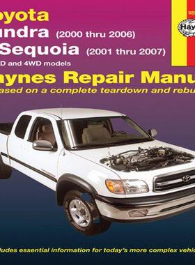 [预订]Toyota Tundra (2000 thru 2006) & Sequoia (2000-2007) 9781563928482