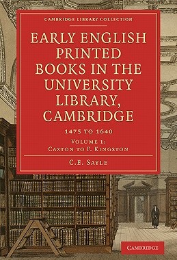 【预订】Early English Printed Books in the University Library, Cambridge