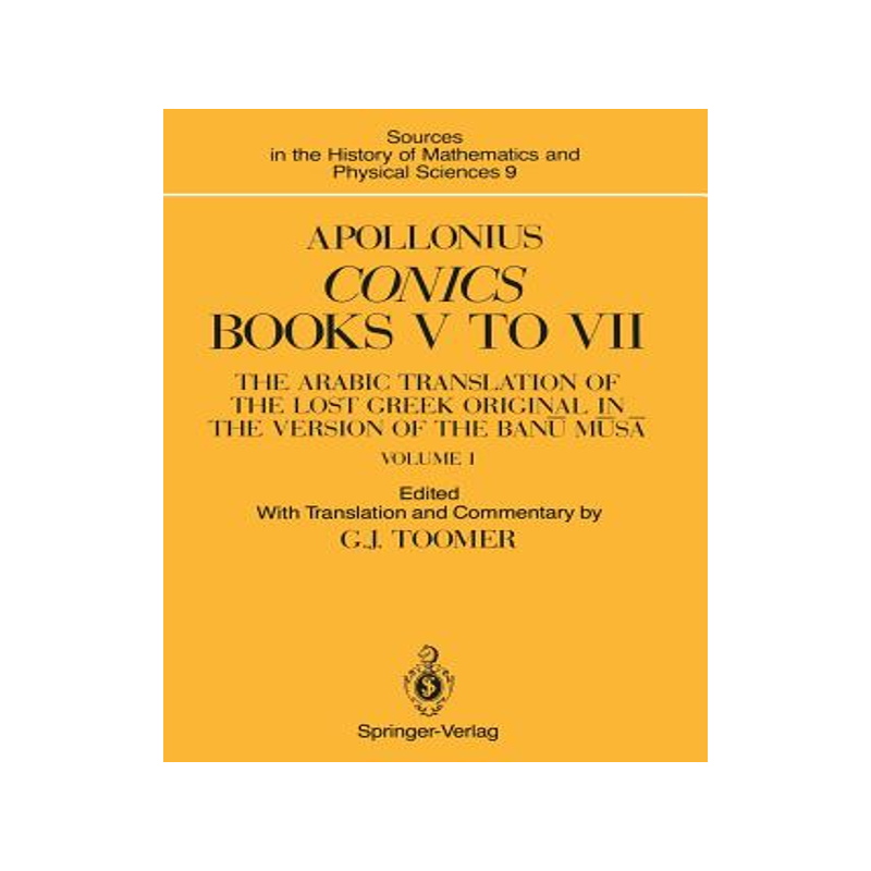 预订 Apollonius: Conics Books V to VII