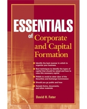预订 Essentials Of Corporate And Capital Formation + Website 公司与资本结构：导论: 9780470496565
