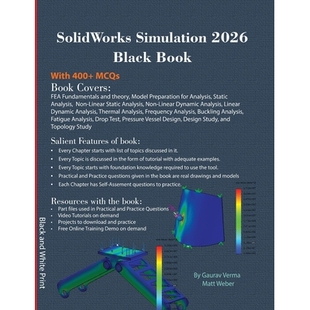 预订 SolidWorks Simulation 2026 Black Book: 9781774591925