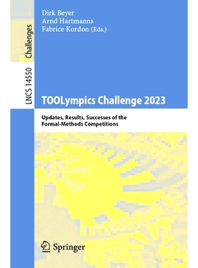 预订 TOOLympics Challenge 2023: Updates, Results, Successes of the Formal-Methods Competition TOOLympics 挑战赛 2023：形