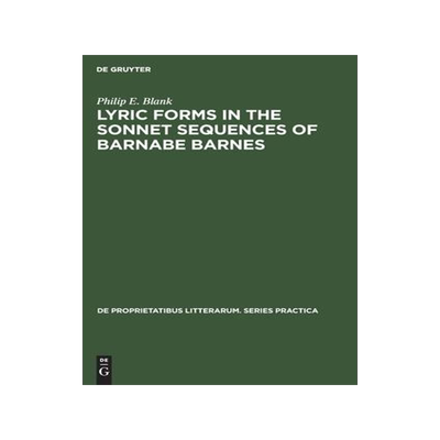 [预订]Lyric forms in the sonnet sequences of Barnabe Barnes 9783110991185
