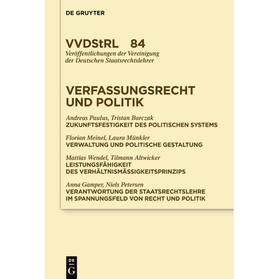 预订 Verfassungsrecht und Politik 宪法与政治: 9783111376028