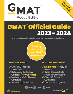 Guide Official 2023 2024 Edition 预订 Focus GMAT