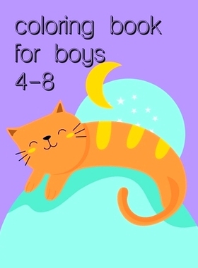 预订 Coloring Book For Boys 4-8: An Adorable Coloring Book with Cute Animals, Playful Kids, Best Magic for Children: 978